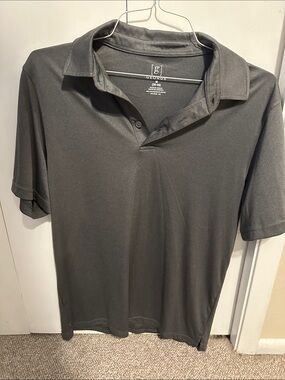 George Short Sleeve Polo Shirt - Charcoal Gray